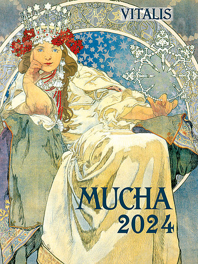 Minikalendář Alfons Mucha 2024