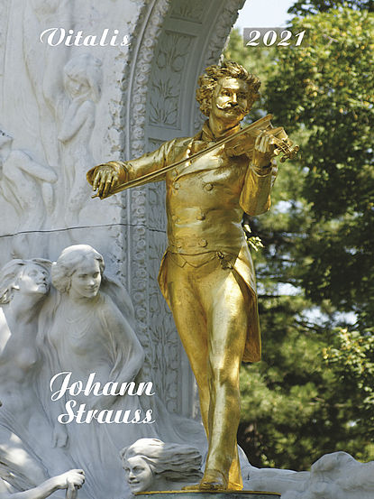Minicalendar Johann Strauss 2021 978 3 89919 729 7 Vitalis straussen kalender 2021