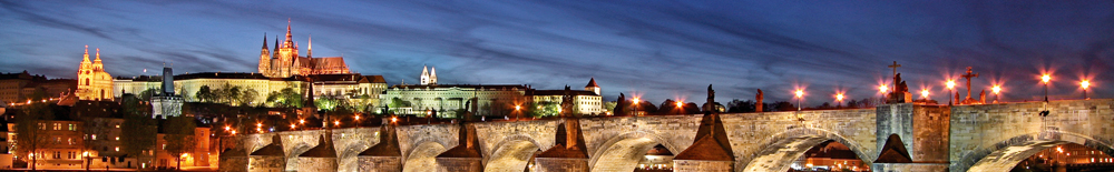 Magnet Karlsbrücke mit Hradschin